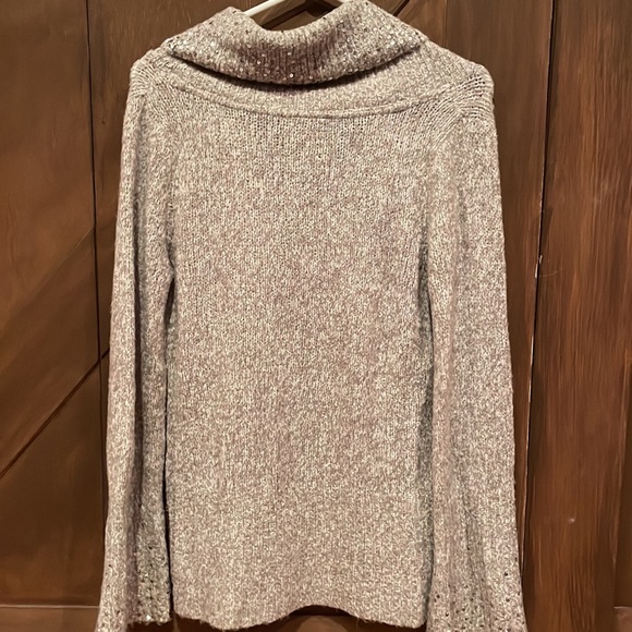 White Black gray sparkly sweater - Picture 5 of 6